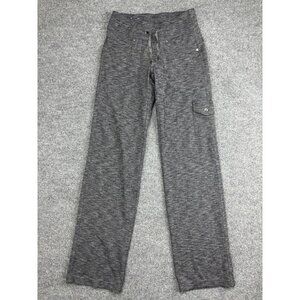 Kuhl Sweatpants Womens 2 Gray Jersey Straight Leg Cargo Pocket Hiking Lounge